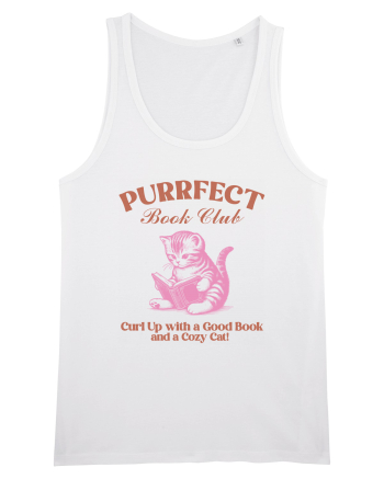 Purrfect Book Club White