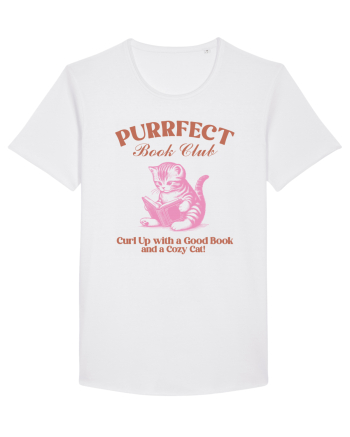 Purrfect Book Club White