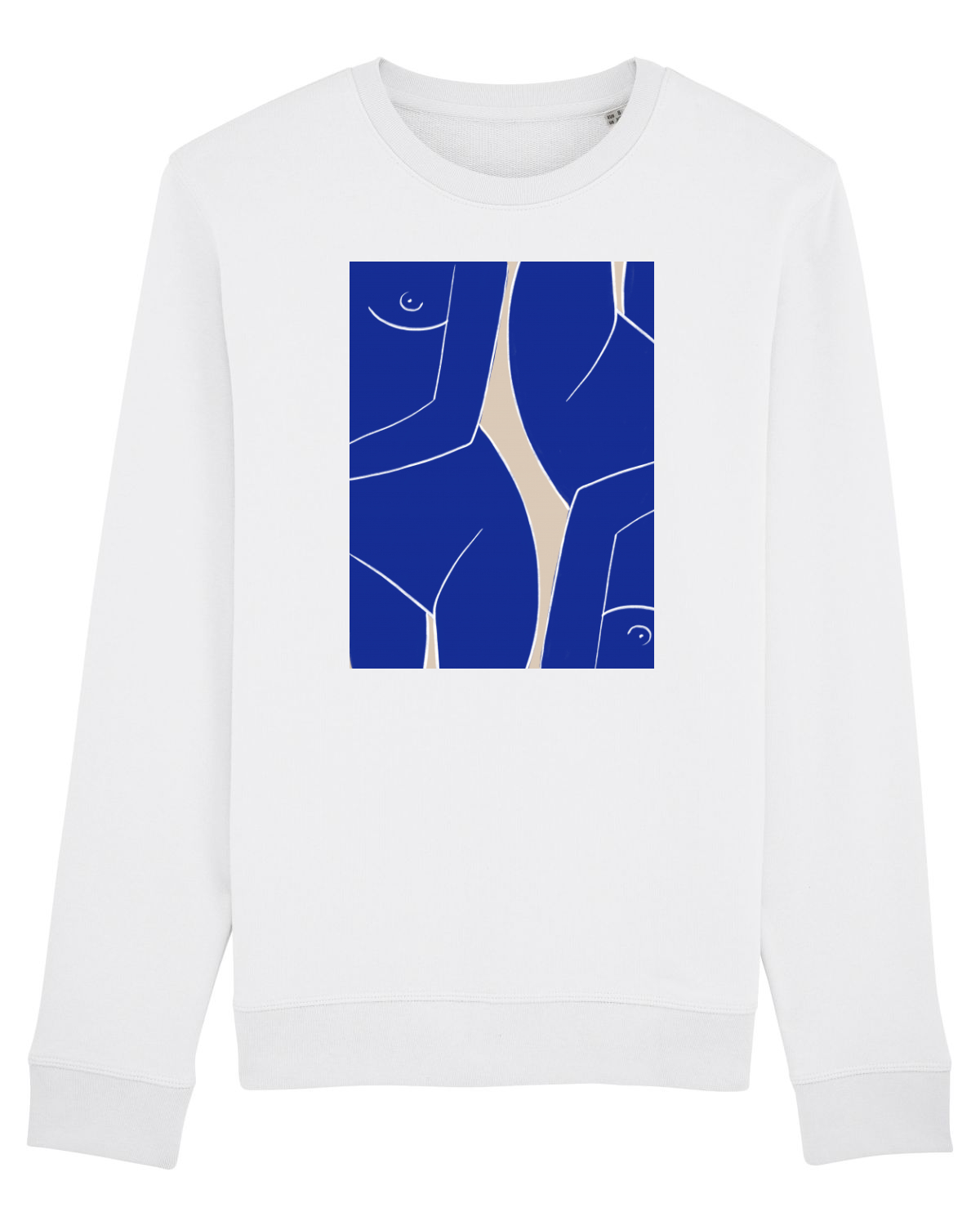 Bluză mânecă lungă Unisex Rise White