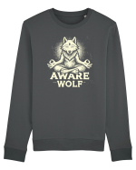 Aware wolf Bluză mânecă lungă Unisex Rise