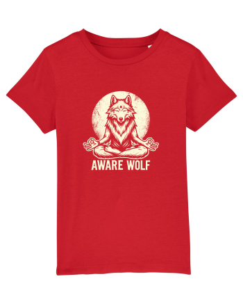 Aware wolf Red