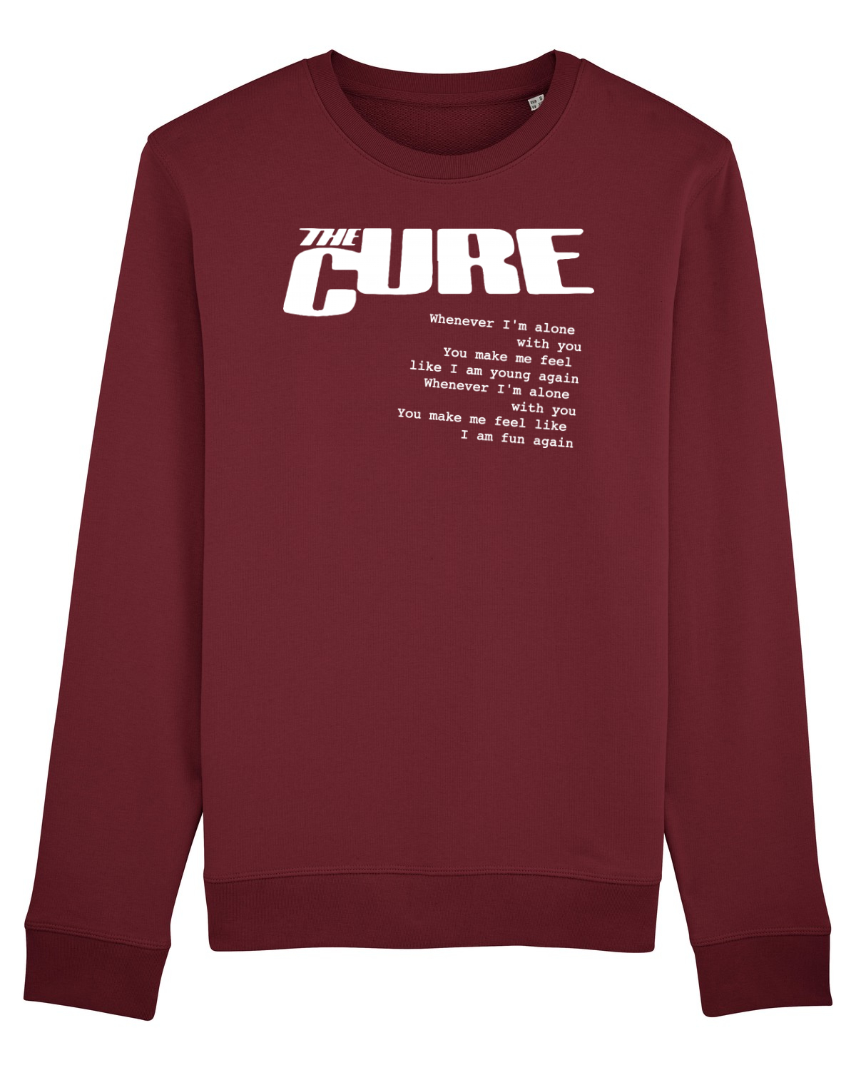 Bluză mânecă lungă Unisex Rise Burgundy