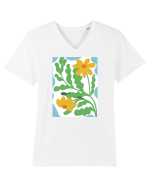 Flori  Tricou mânecă scurtă guler V Bărbat Presenter
