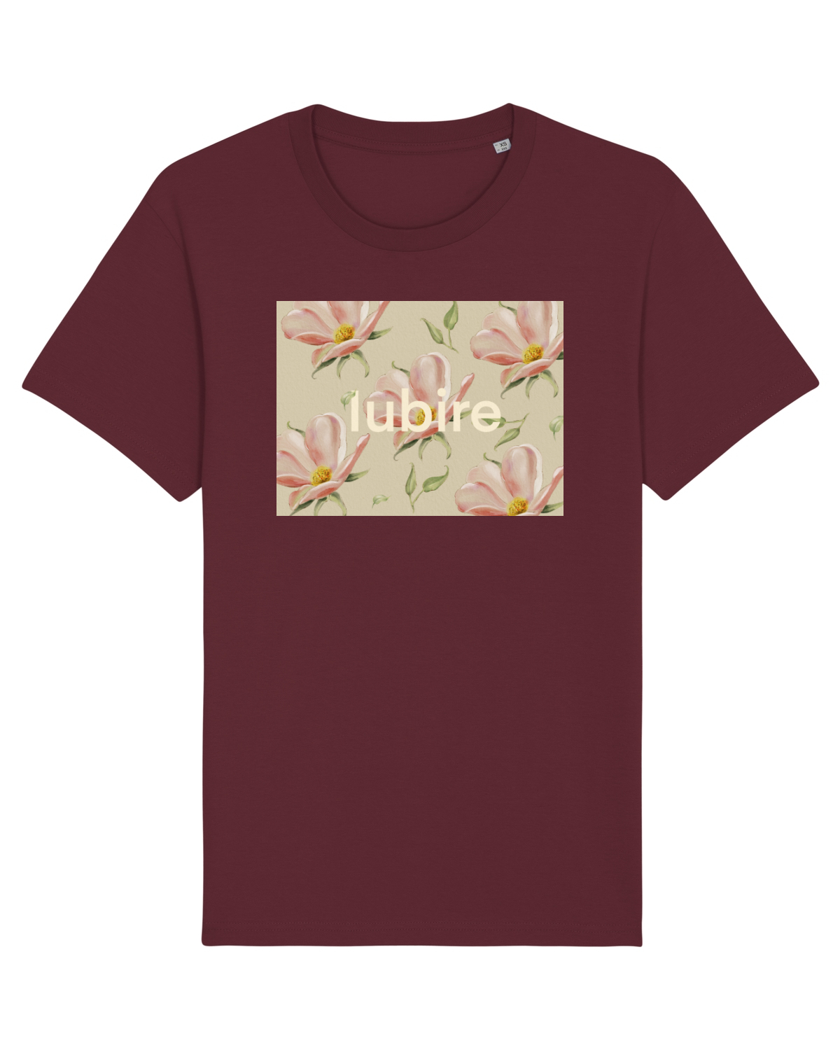 Tricou mânecă scurtă Unisex Rocker Burgundy