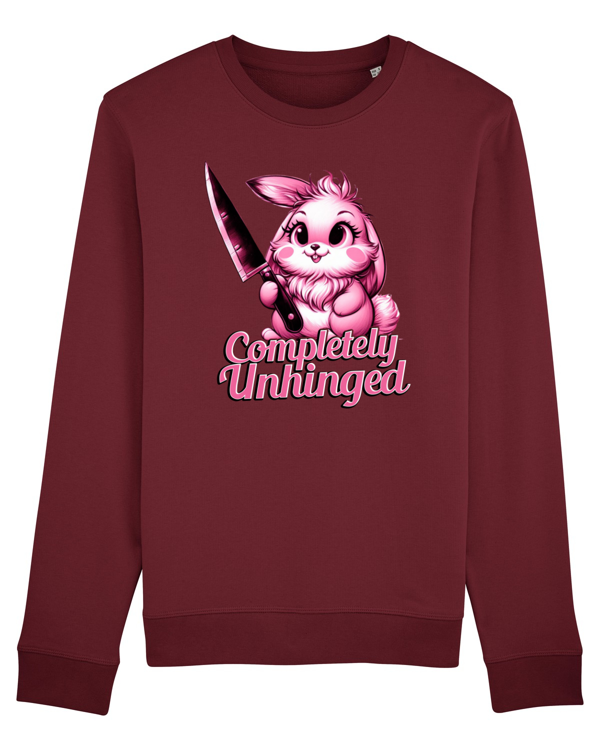 Bluză mânecă lungă Unisex Rise Burgundy
