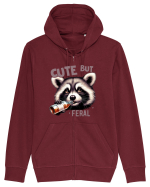 Cute But Feral Hanorac cu fermoar Unisex Connector