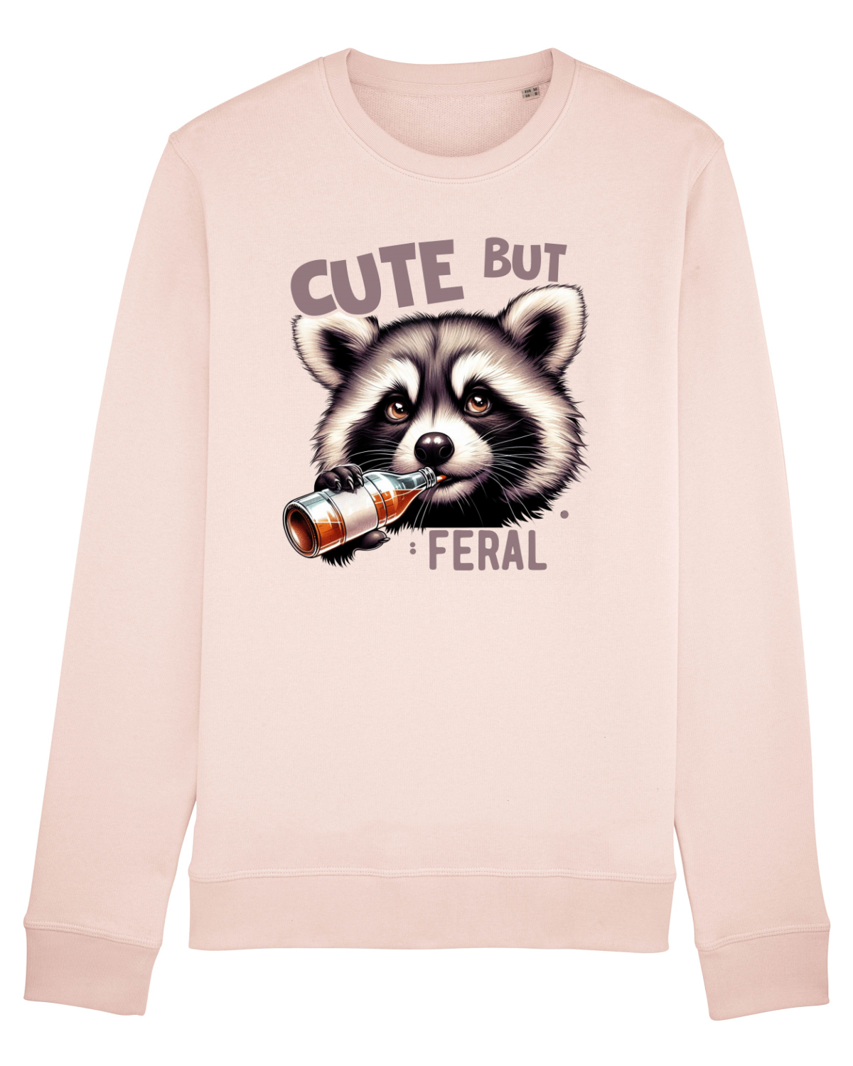 Bluză mânecă lungă Unisex Rise Candy Pink