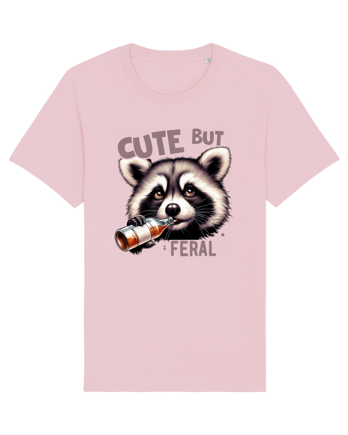 Tricou mânecă scurtă Unisex Rocker Cotton Pink