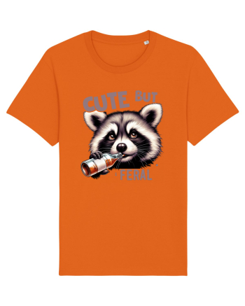 Cute But Feral Bright Orange