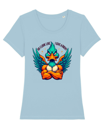 Do I Looke LikeI Give A Duck Sky Blue