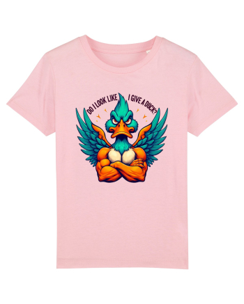 Do I Looke LikeI Give A Duck Cotton Pink