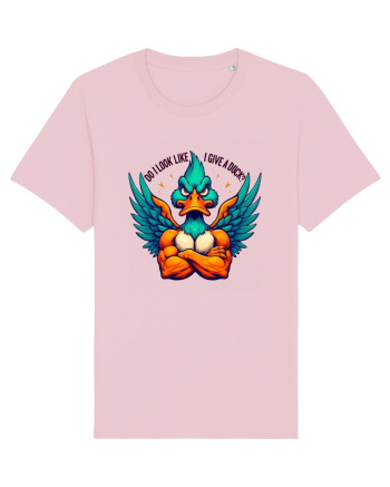 Do I Looke LikeI Give A Duck Cotton Pink