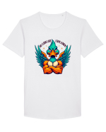 Do I Looke LikeI Give A Duck Tricou mânecă scurtă guler larg Bărbat Skater