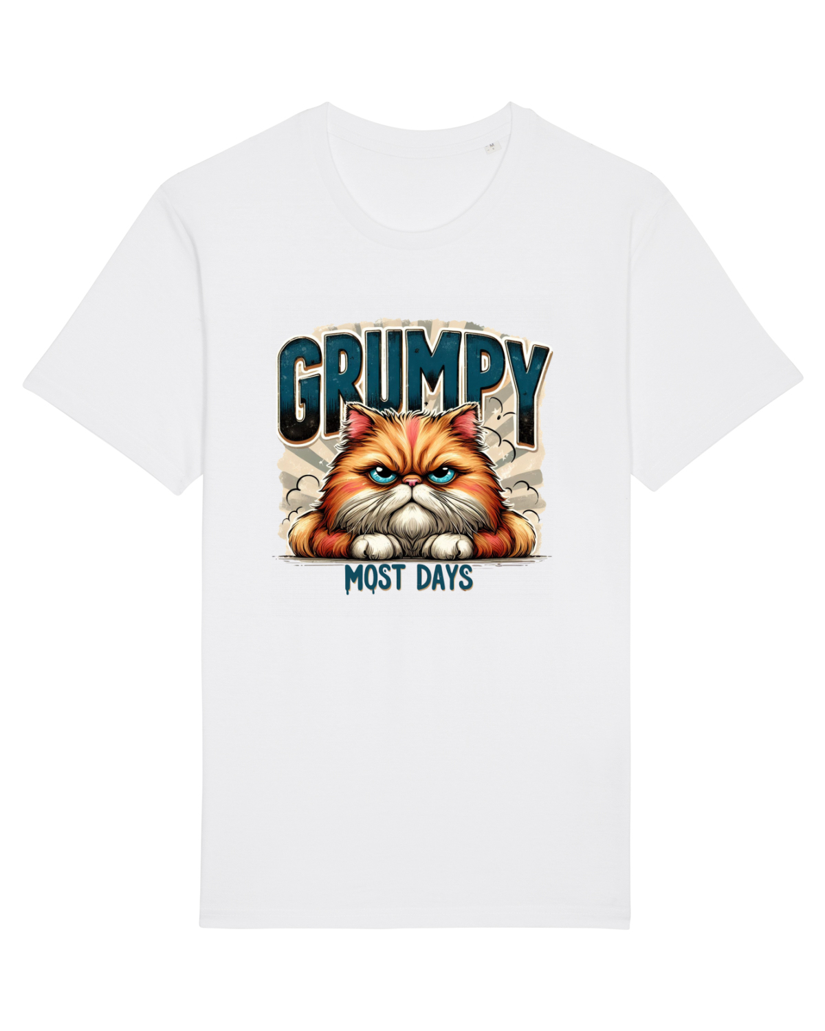 Tricou mânecă scurtă Unisex Rocker White