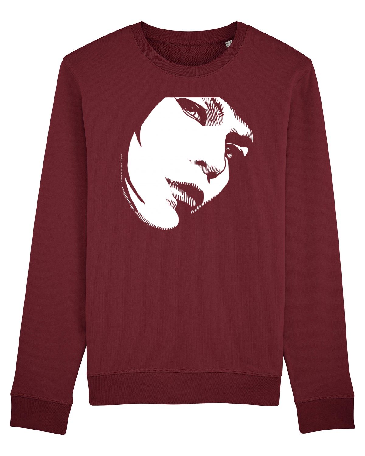 Bluză mânecă lungă Unisex Rise Burgundy