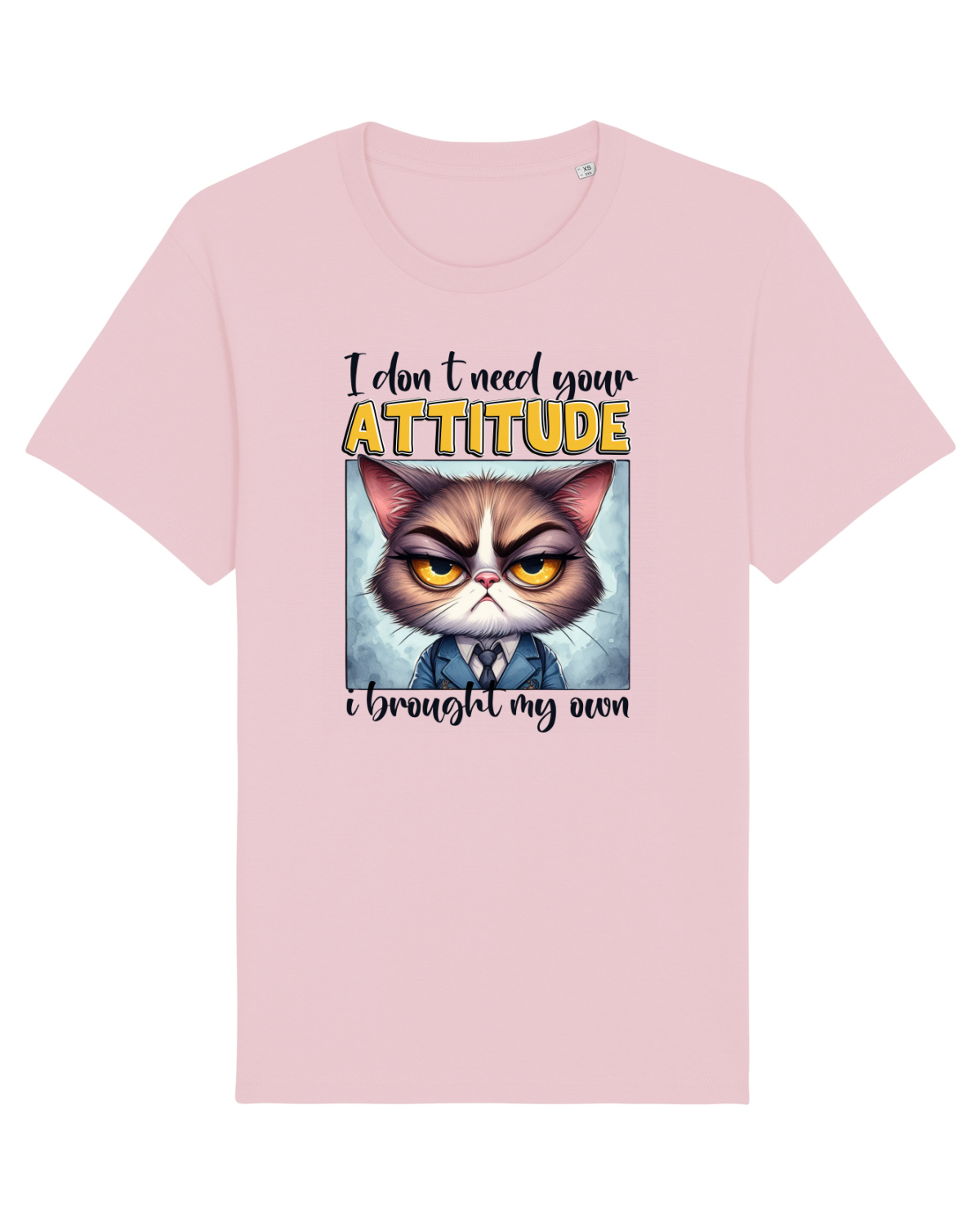 Tricou mânecă scurtă Unisex Rocker Cotton Pink