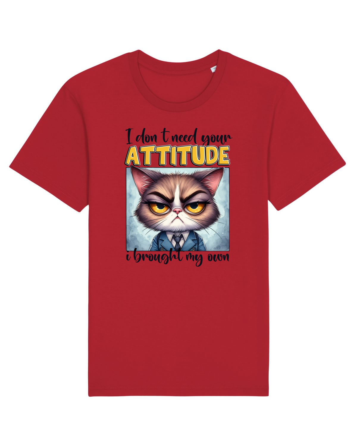 Tricou mânecă scurtă Unisex Rocker Red