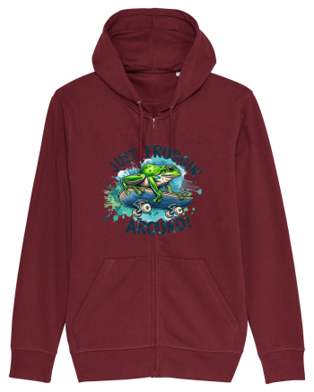 Just Froggin' Around! Burgundy