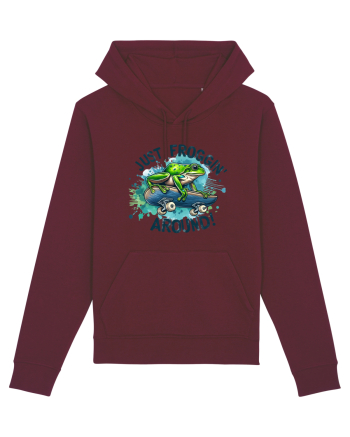 Just Froggin' Around! Burgundy