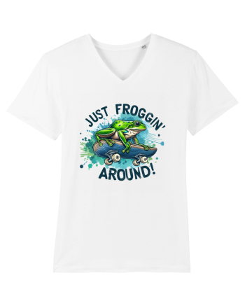 Just Froggin' Around! White