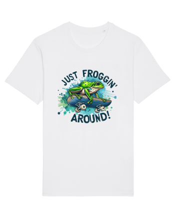 Just Froggin' Around! White