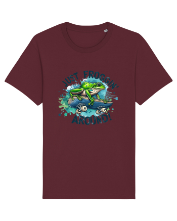 Just Froggin' Around! Burgundy