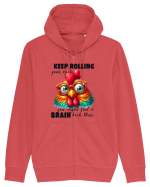 Keep Rolling Your Eyes Hanorac cu fermoar Unisex Connector