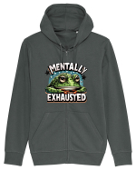 Mentally Exhausted Hanorac cu fermoar Unisex Connector