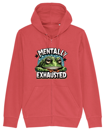 Mentally Exhausted Carmine Red