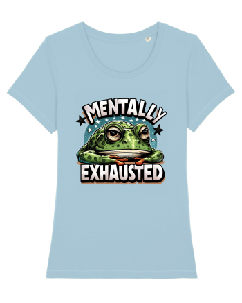 Mentally Exhausted Sky Blue