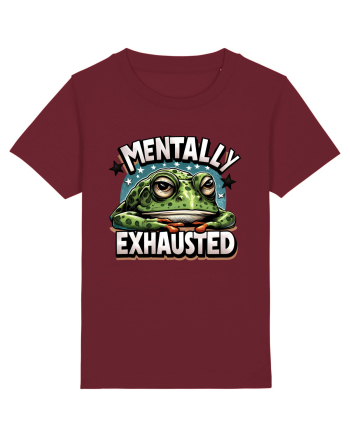Mentally Exhausted Burgundy