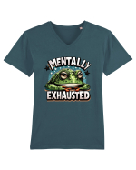 Mentally Exhausted Tricou mânecă scurtă guler V Bărbat Presenter