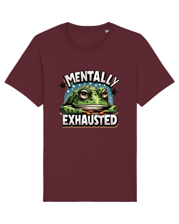 Mentally Exhausted Burgundy