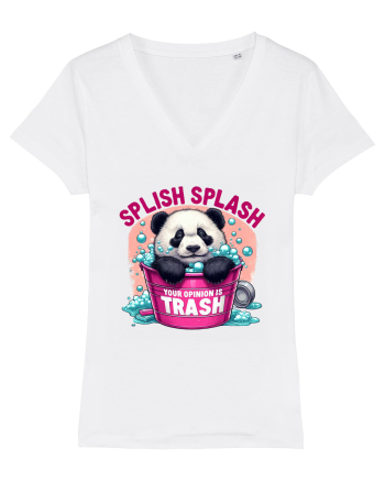 Splish Splash Your Opinion Is Trash White