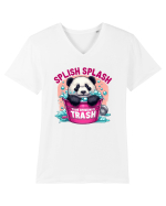 Splish Splash Your Opinion Is Trash Tricou mânecă scurtă guler V Bărbat Presenter