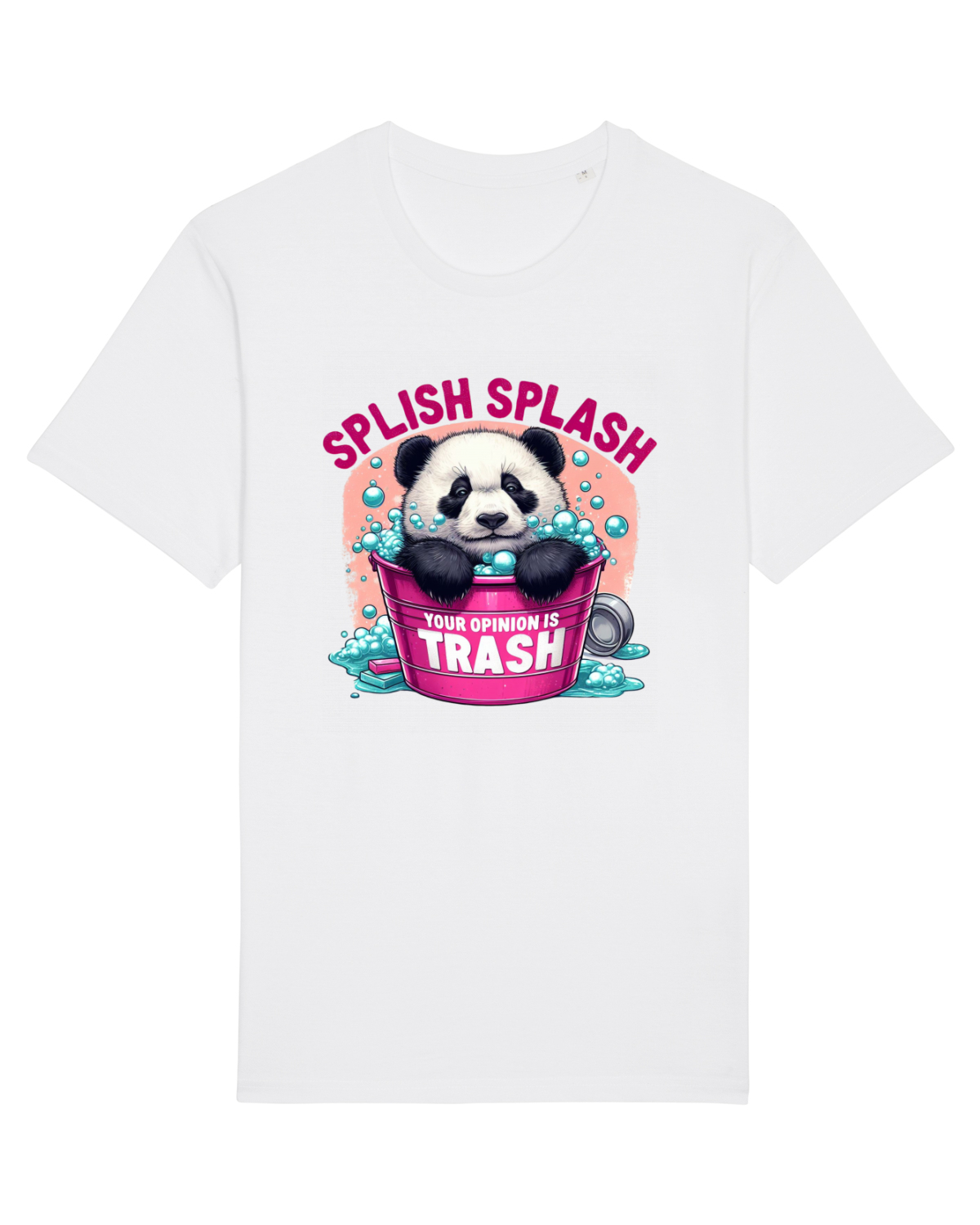 Tricou mânecă scurtă Unisex Rocker White