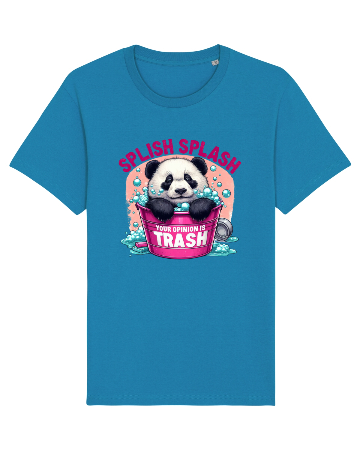 Tricou mânecă scurtă Unisex Rocker Azur