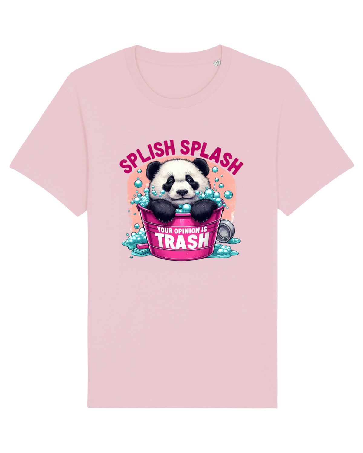 Tricou mânecă scurtă Unisex Rocker Cotton Pink