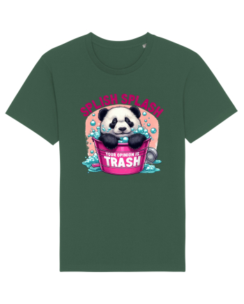 Splish Splash Your Opinion Is Trash Bottle Green