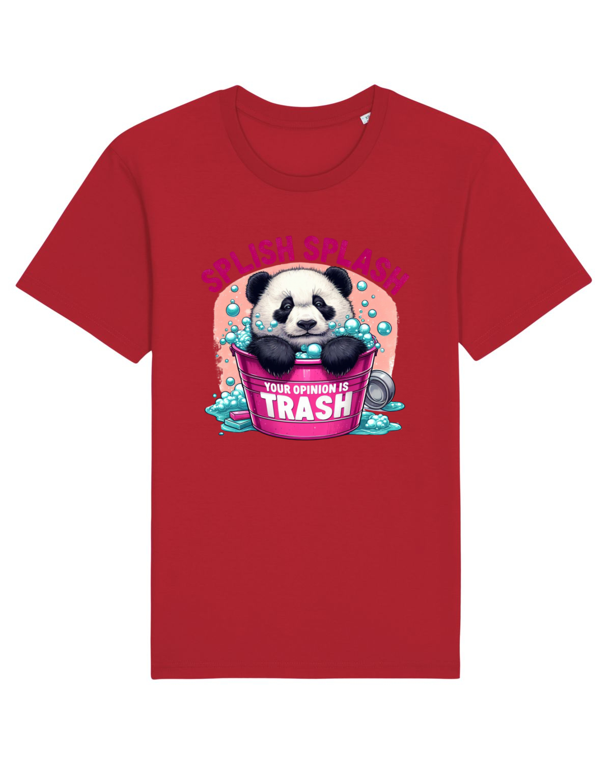 Tricou mânecă scurtă Unisex Rocker Red