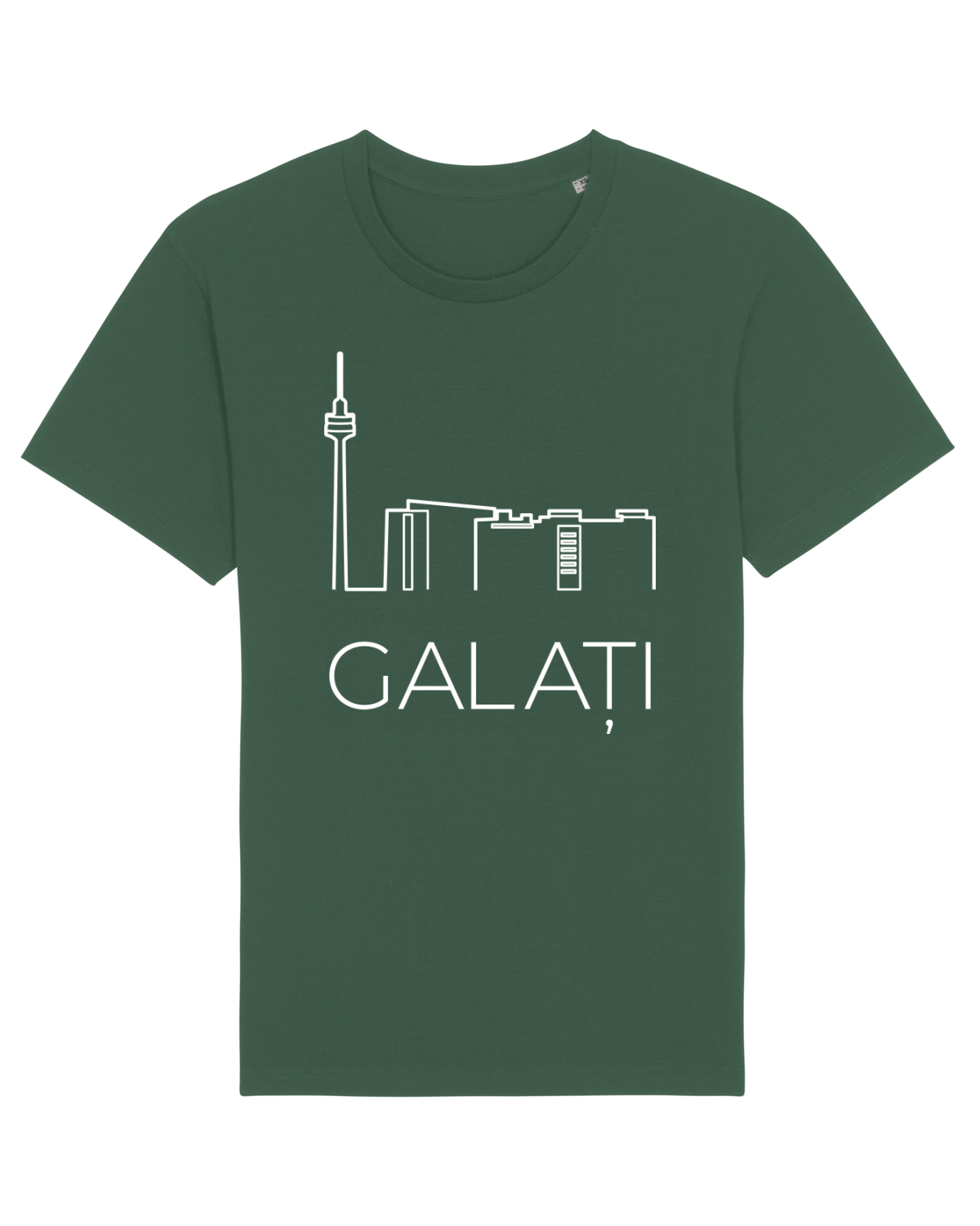Tricou mânecă scurtă Unisex Rocker Bottle Green