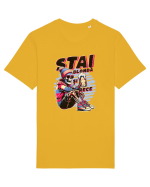 Stai blonda si rece. Un skeleton romanesc Tricou mânecă scurtă Unisex Rocker