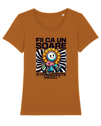 Motivational - Fii ca un Soare straluceste mereu Roasted Orange