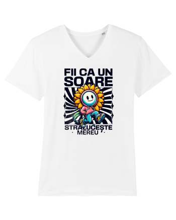 Motivational - Fii ca un Soare straluceste mereu White