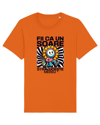 Motivational - Fii ca un Soare straluceste mereu Bright Orange