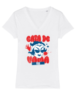 Vama Veche - Tricou de Vara Tricou mânecă scurtă guler V Damă Evoker