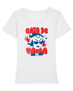 Vama Veche - Tricou de Vara Tricou mânecă scurtă guler larg fitted Damă Expresser