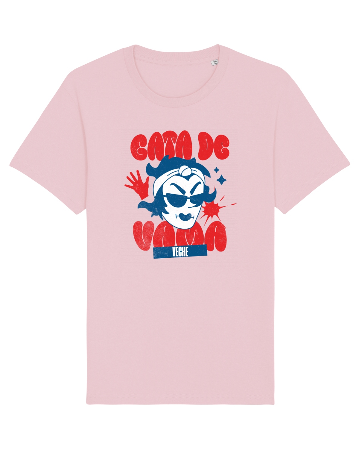 Tricou mânecă scurtă Unisex Rocker Cotton Pink