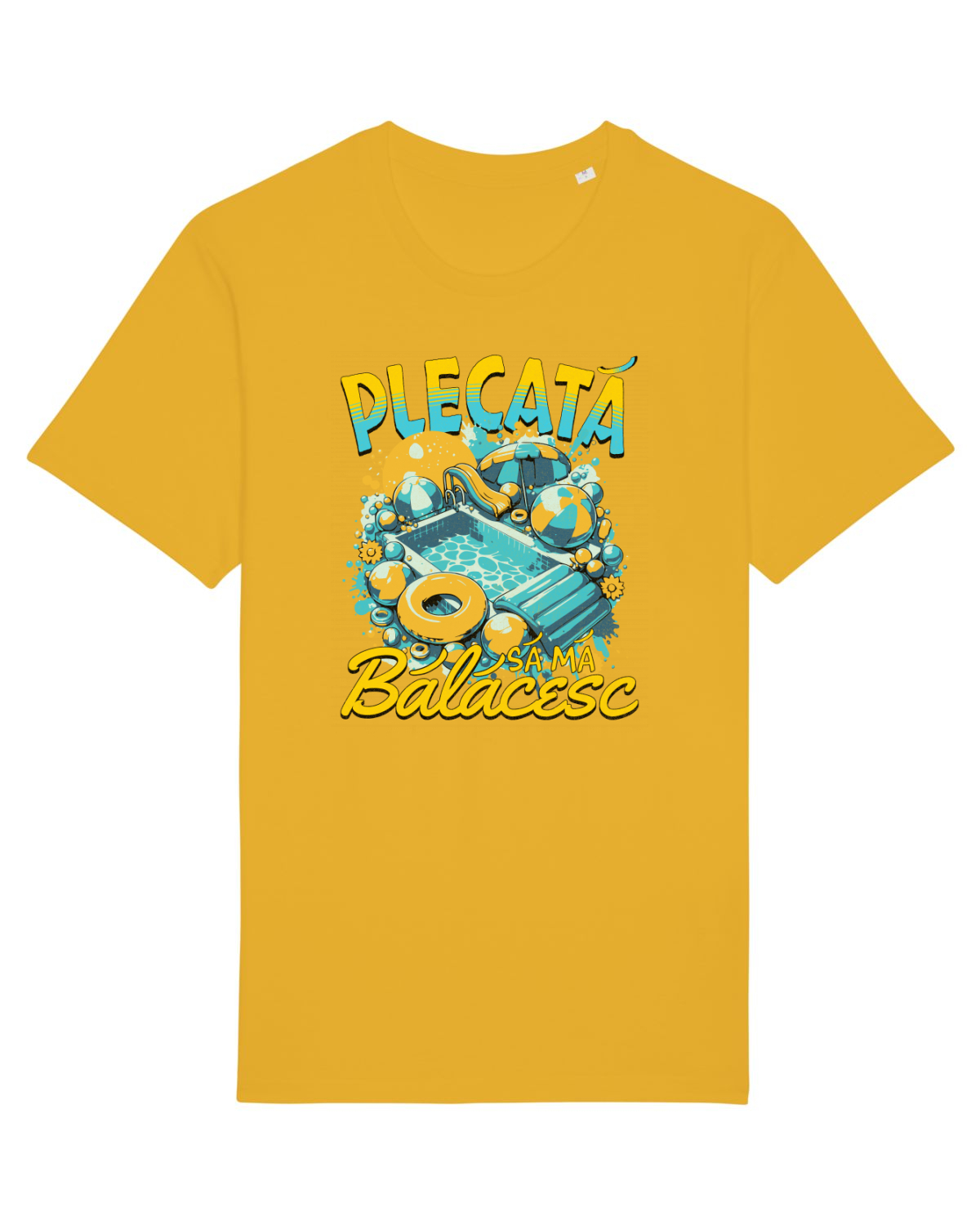 Tricou mânecă scurtă Unisex Rocker Spectra Yellow