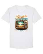 Televizor caut mileu fara obligatii - Un design de luat in concediu Tricou mânecă scurtă guler larg Bărbat Skater